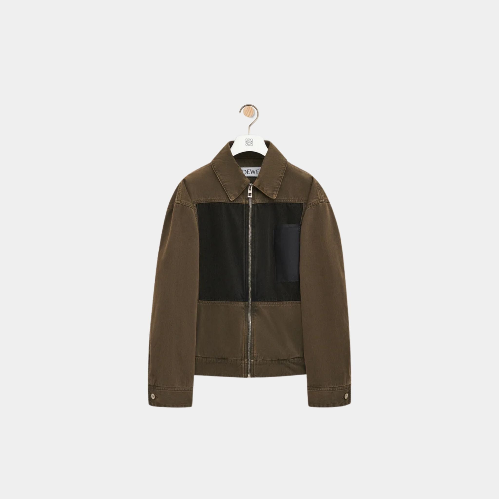 Loewe Jacket in Cotton Satin, Front