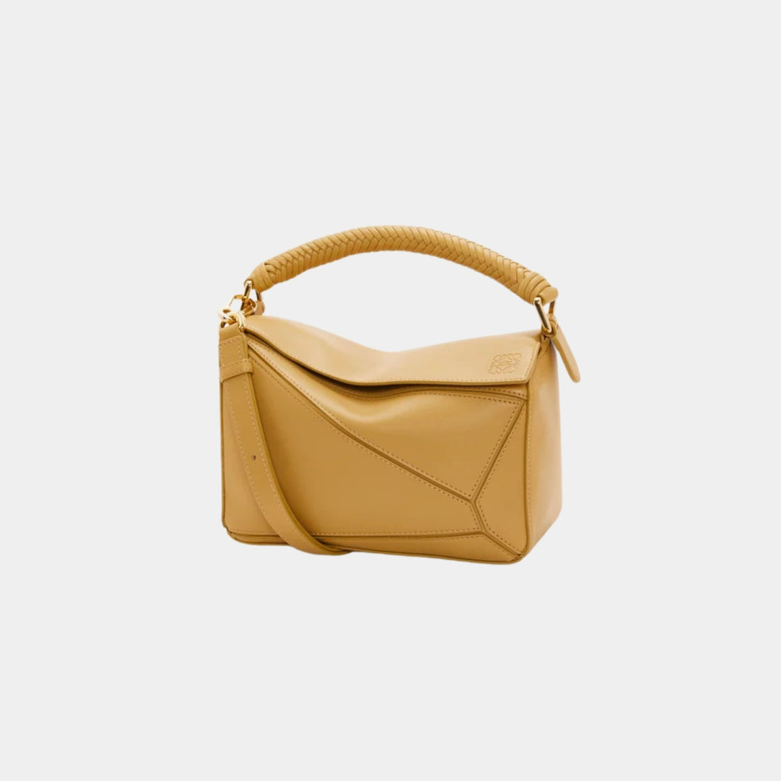 Loewe Small Puzzle Bag In Smooth Calfskin, Sahara, Front
