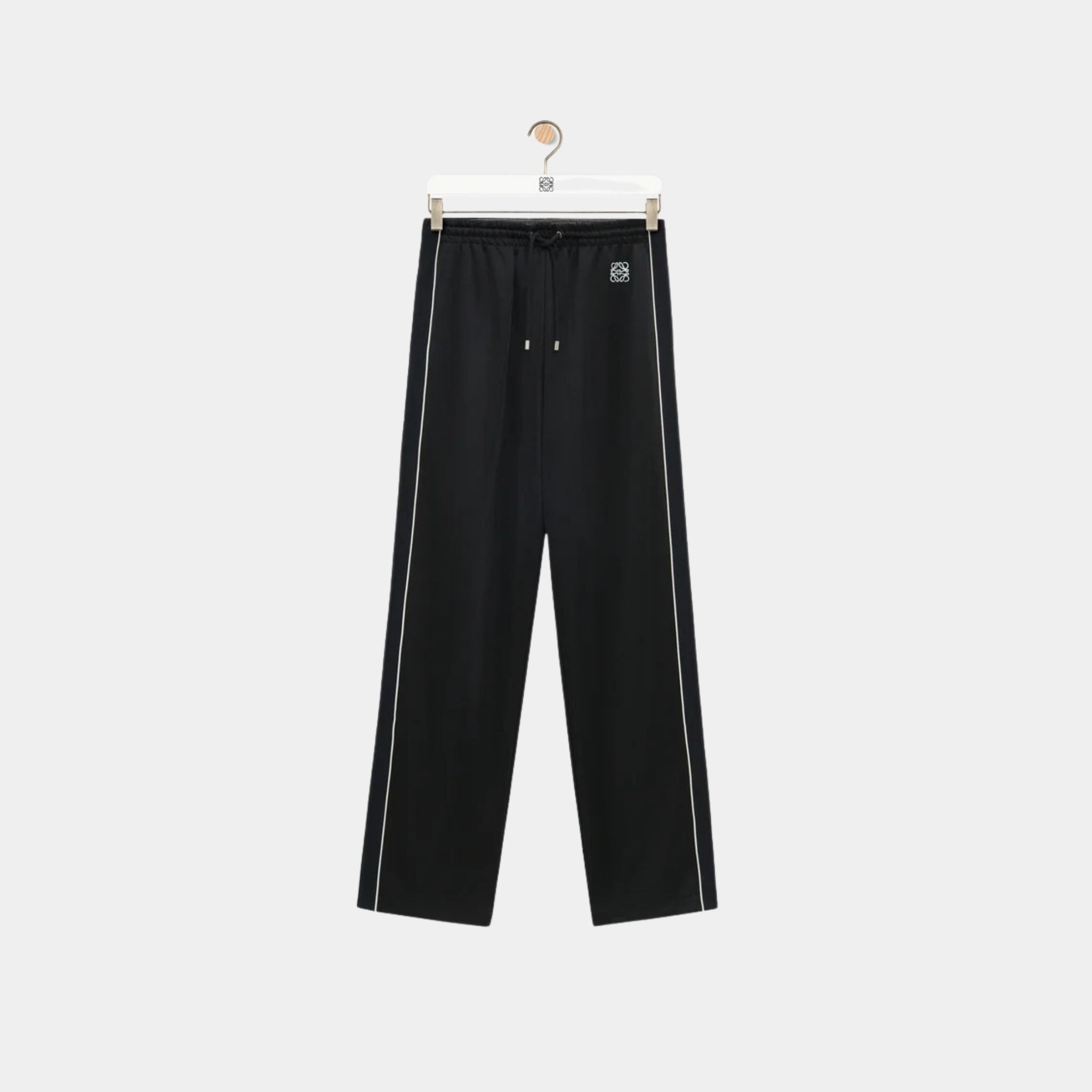 Loewe Tracksuit Trousers in Technical Jersey, Black, Front