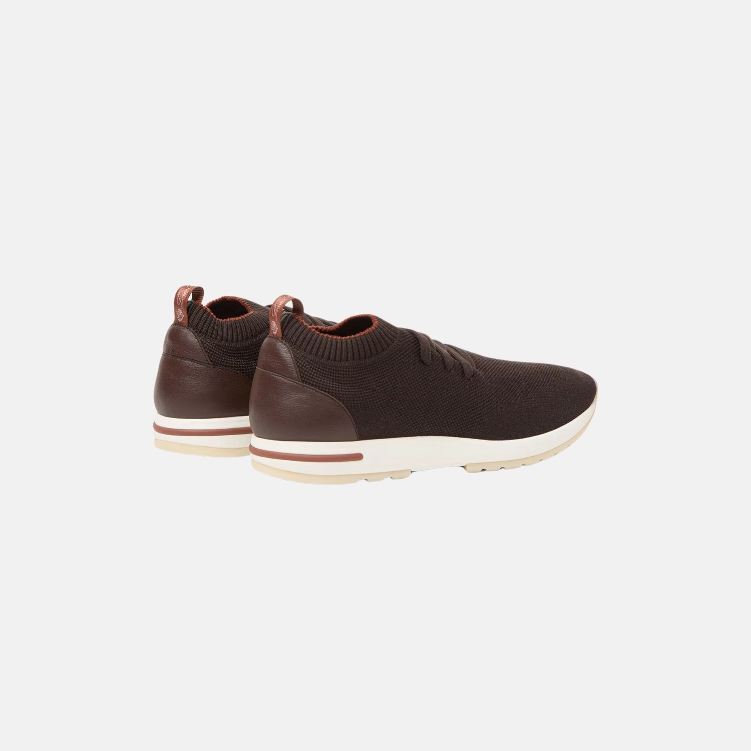Loro Piana 360 Flexy Walk Sneaker Virgin Wool, Cedar Bronze, Back