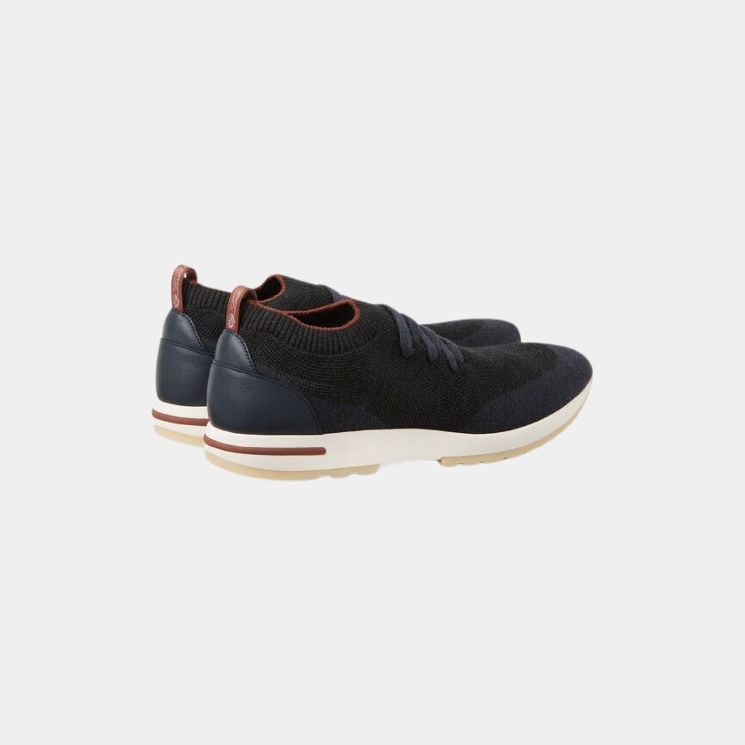 Loro Piana 360 Flexy Walk Sneaker Virgin Wool, Intrinsic Grey, Back