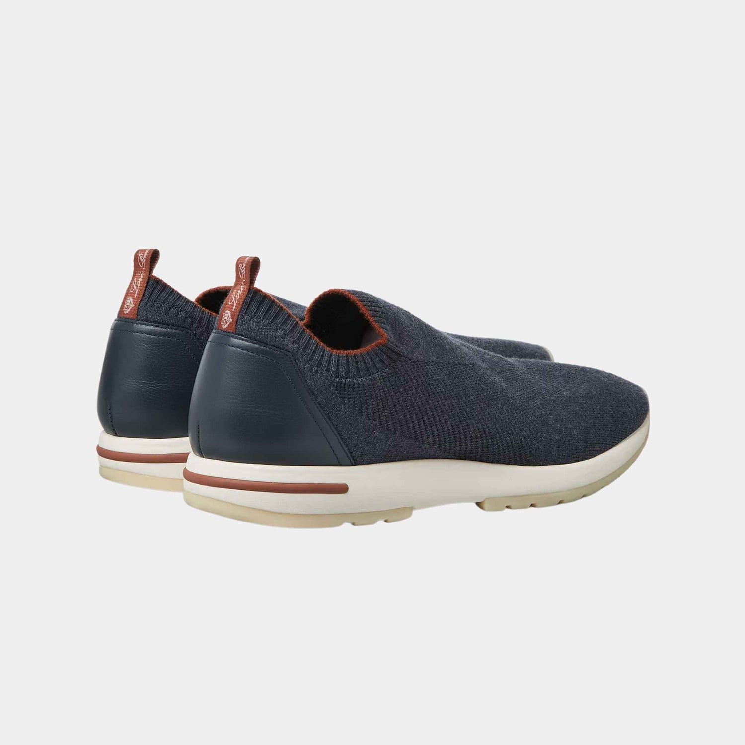 Loro Piana 360 LP Flexy Active Sneaker Virgin Wool, Bluish, Back