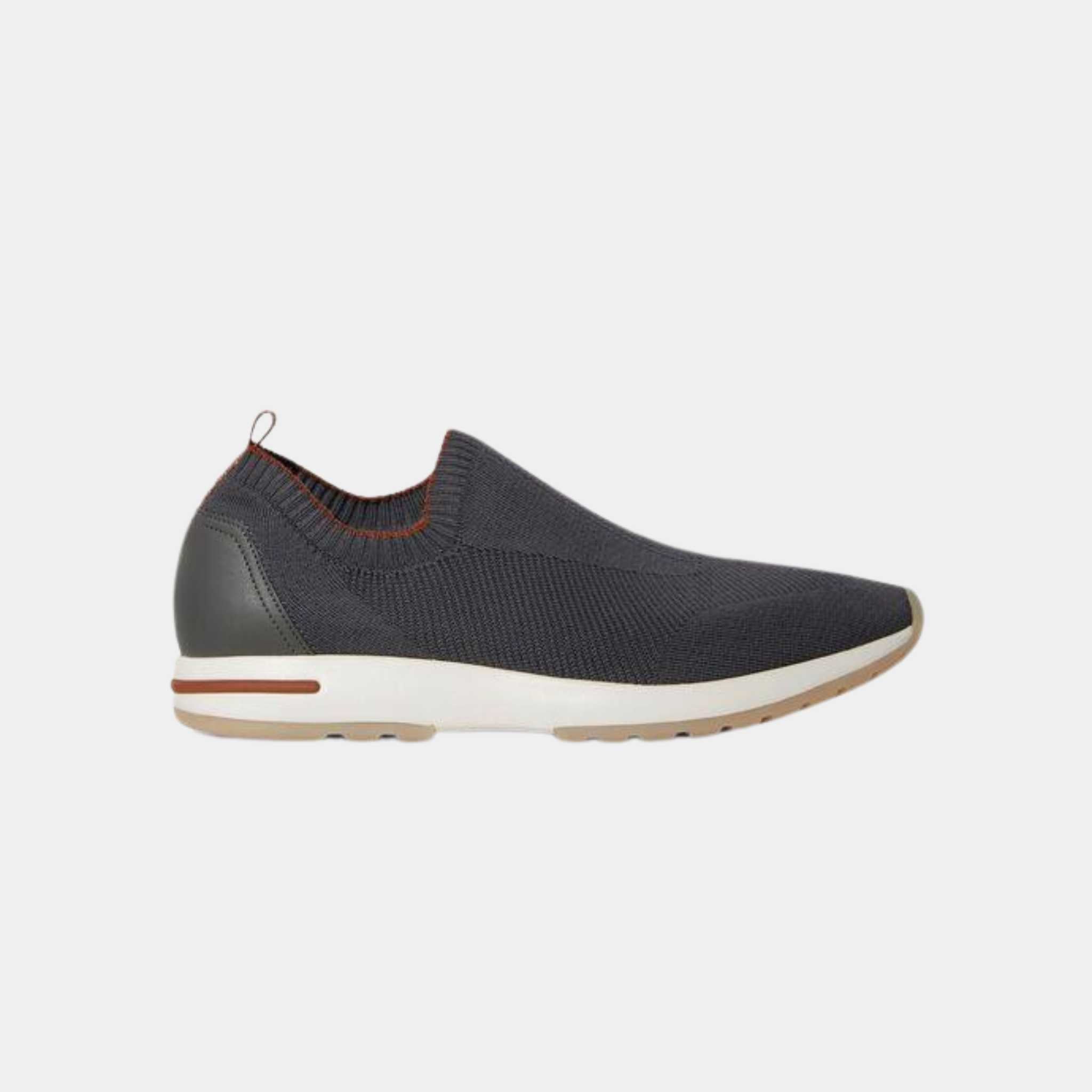 Loro Piana 360 Lp Flexy Active Sneaker Virgin Wool Brick Grey, Side