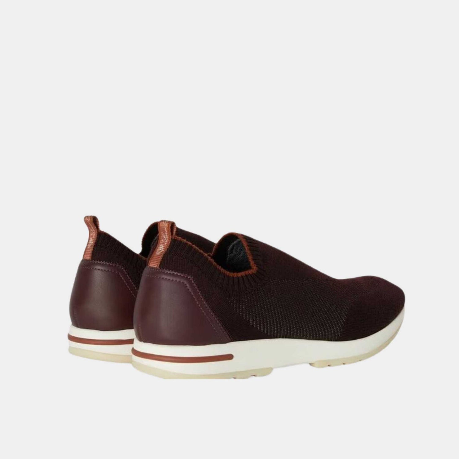 Loro Piana 360 Lp Flexy Active Sneaker Virgin Wool Dark Claret, Side, Back