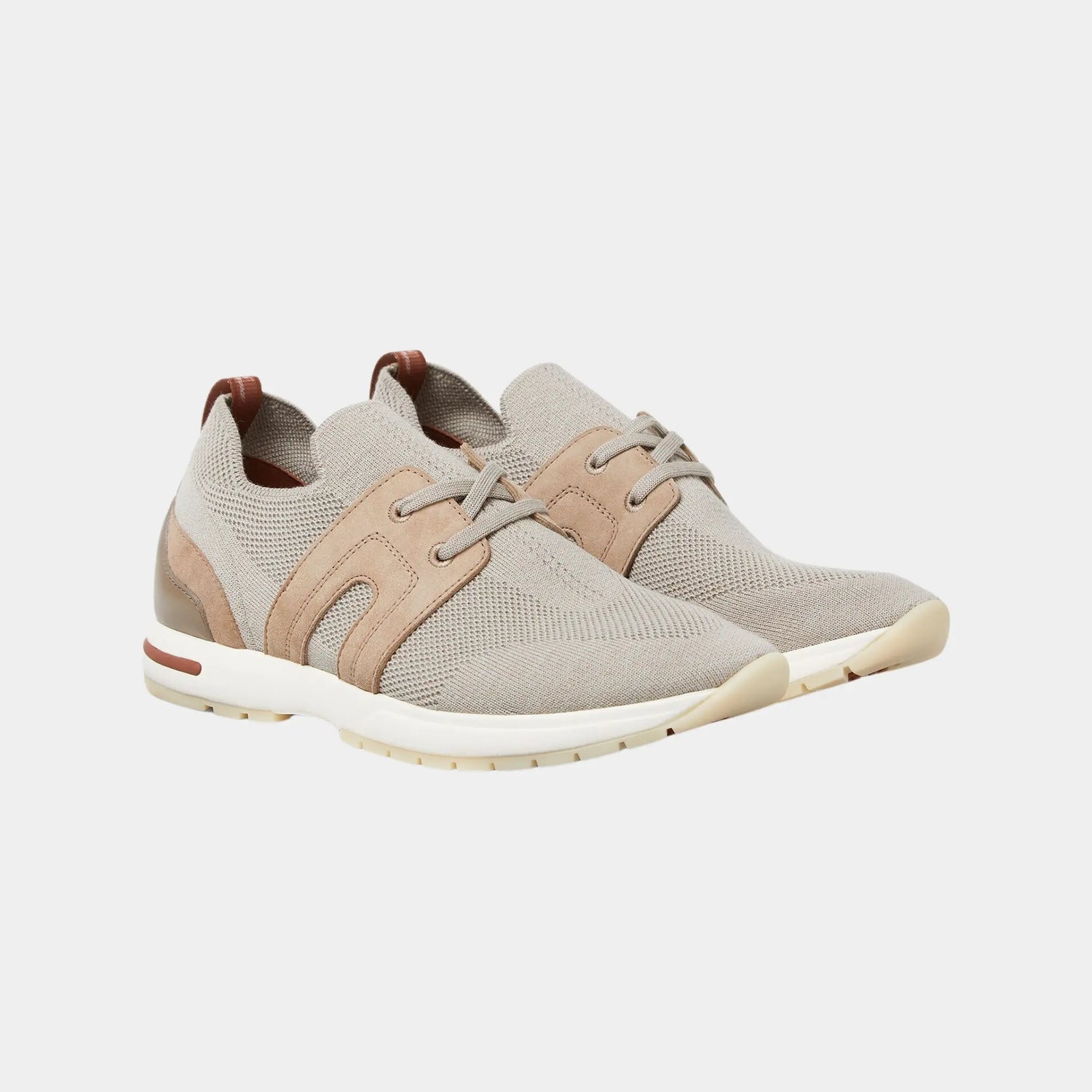 Loro Piana 360 LP Lady Flexy Walk Sneaker Virgin Wool, Dove, Front