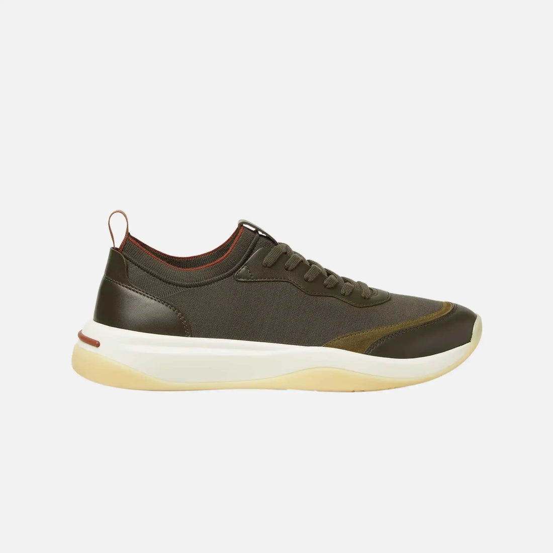 Loro Piana 410 LP Walk The Gift Of Kings Sneaker, Reed Green, Side