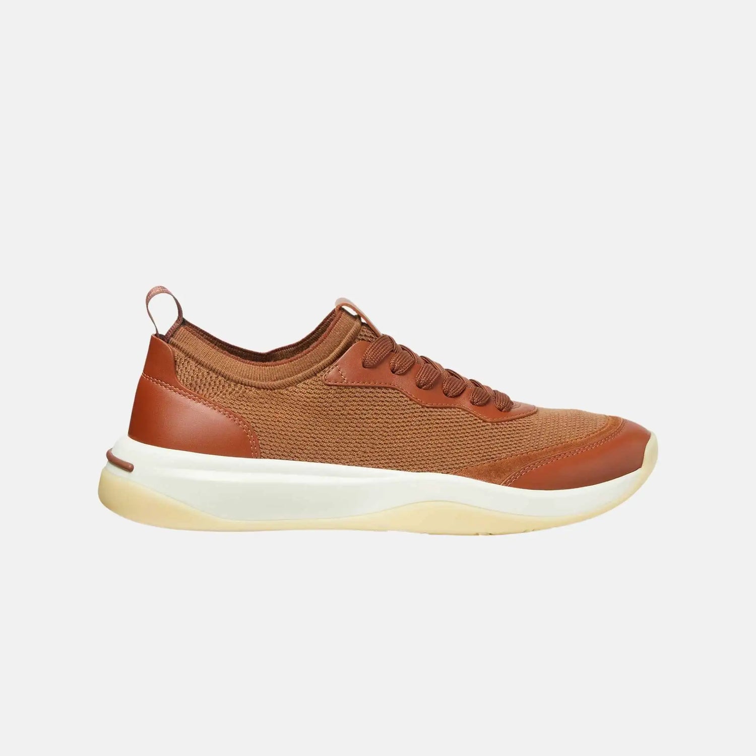 Loro Piana 410 LP Walk Wish Sneaker Virgin Wool, Macadamia Nuts, Side