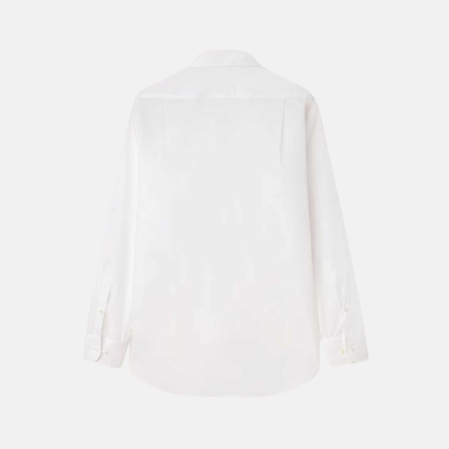 Loro Piana André Shirt Cotton, Optic White, back