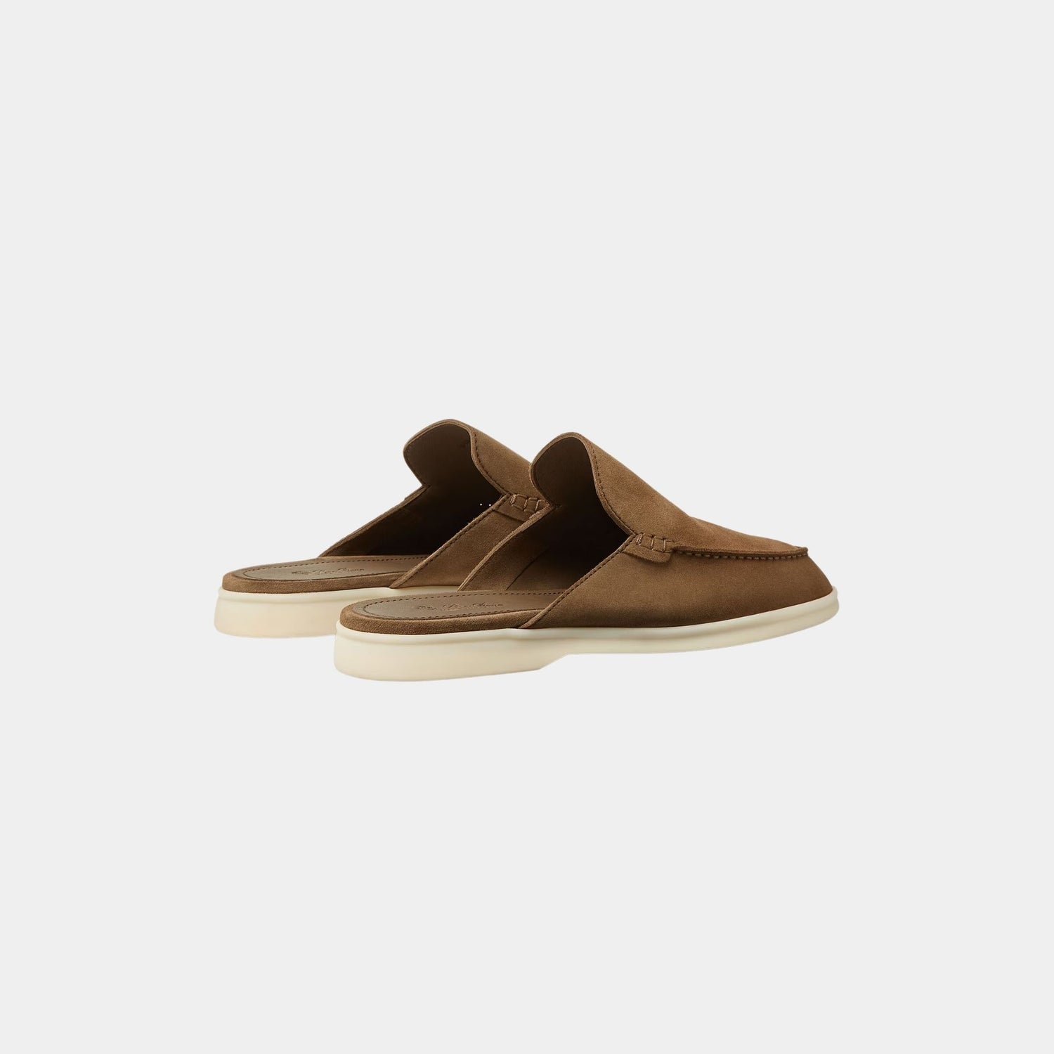 Loro Piana Babouche Walk Loafer In Suede, Dusk, Back