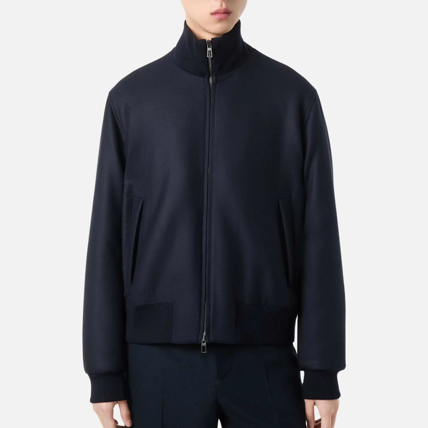 Loro Piana Dorset The Gift Of Kings Bomber Jacket, Model, Front