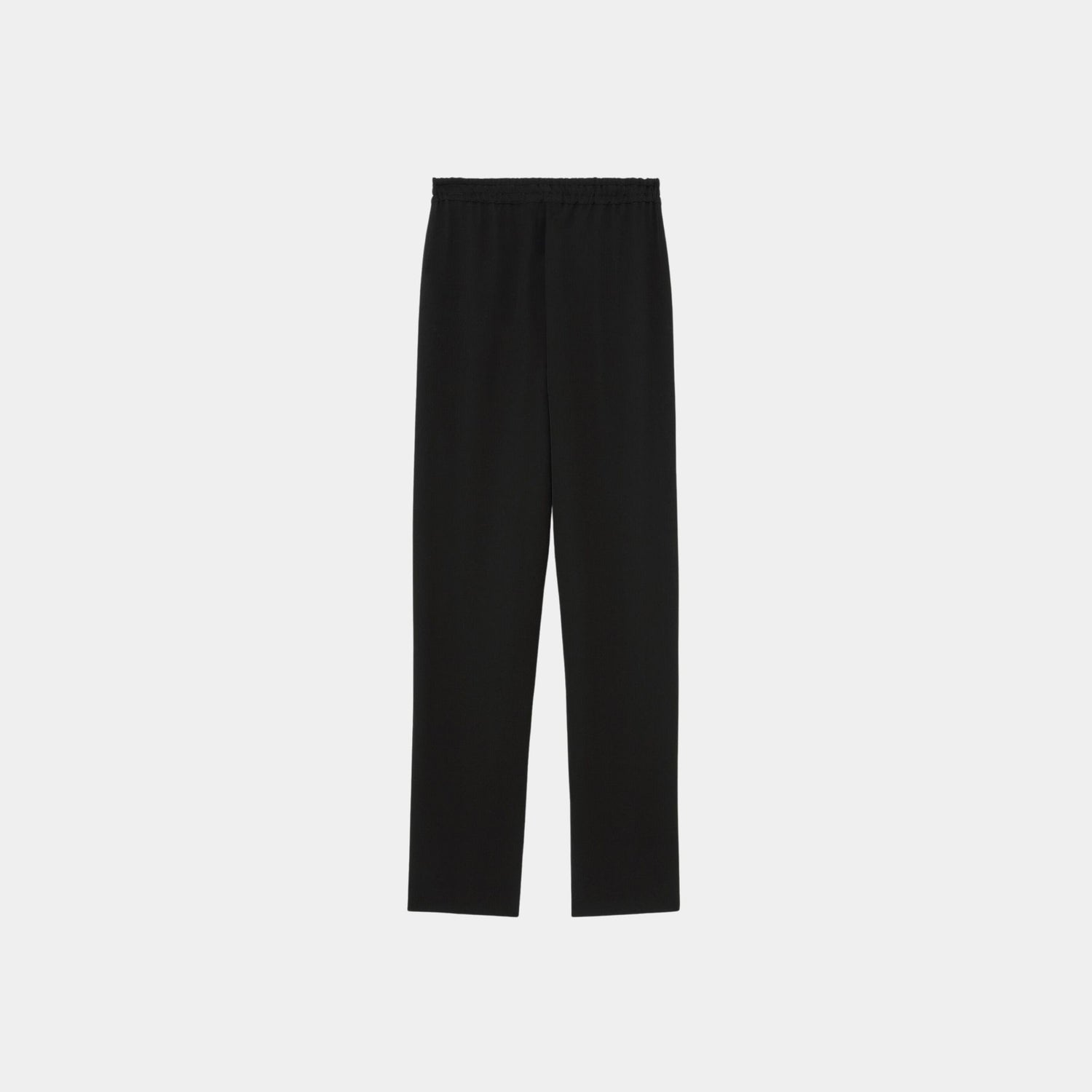 Loro Piana Eliott Trousers Silk Viscose, Black, Back