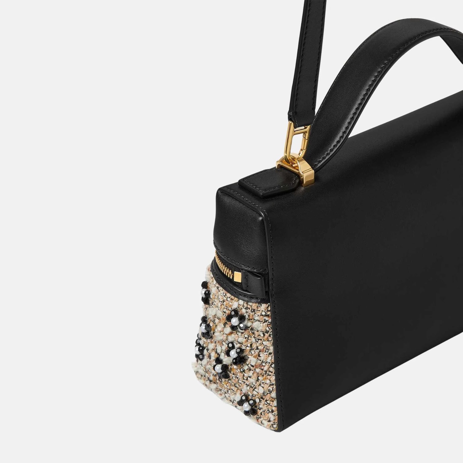 Loro Piana Extra Bag L23 in Cotton Cashmere Silk Wool, Back Close