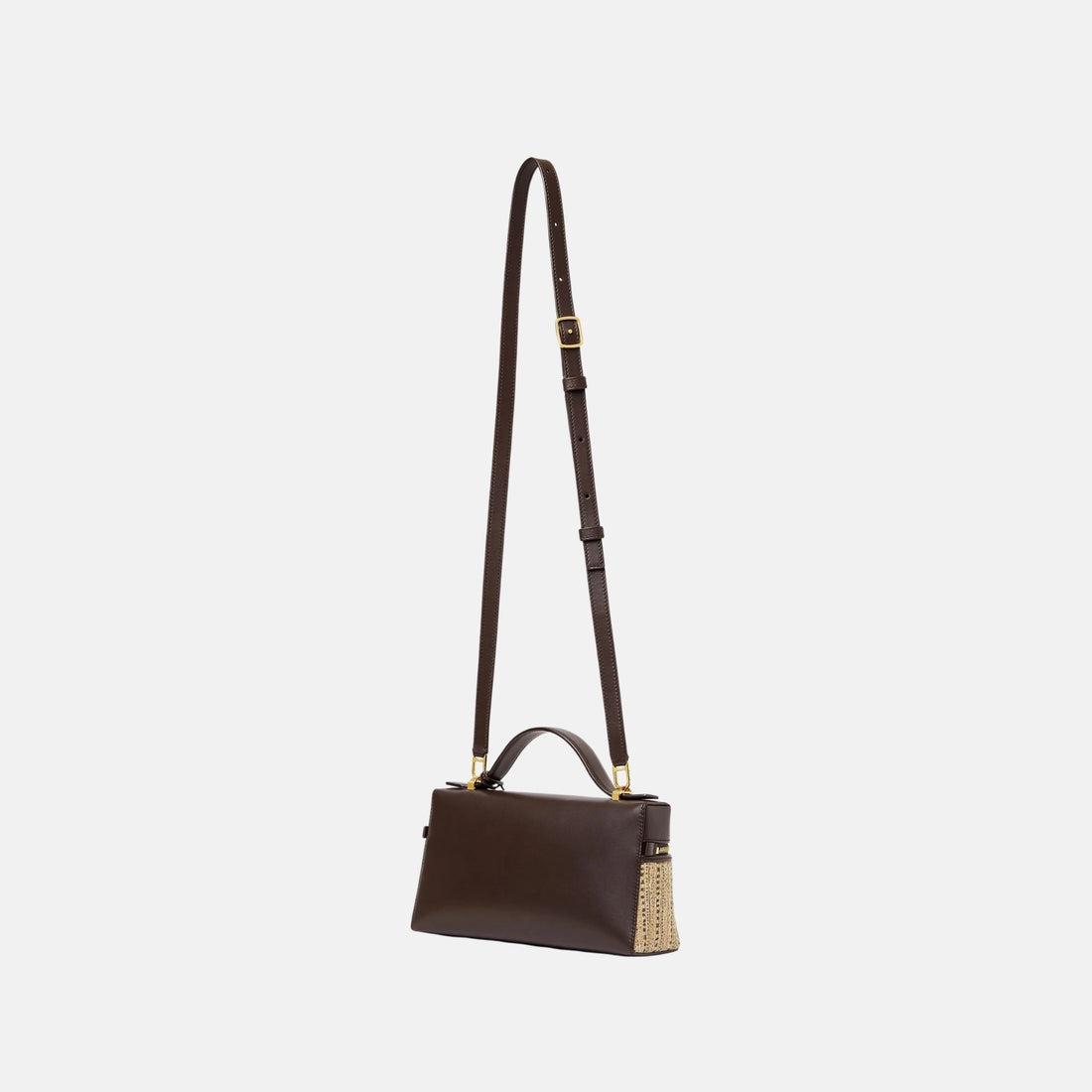 حقيبة Extra Bag L23 من Loro Piana بالصوف والحرير، من الخلف
