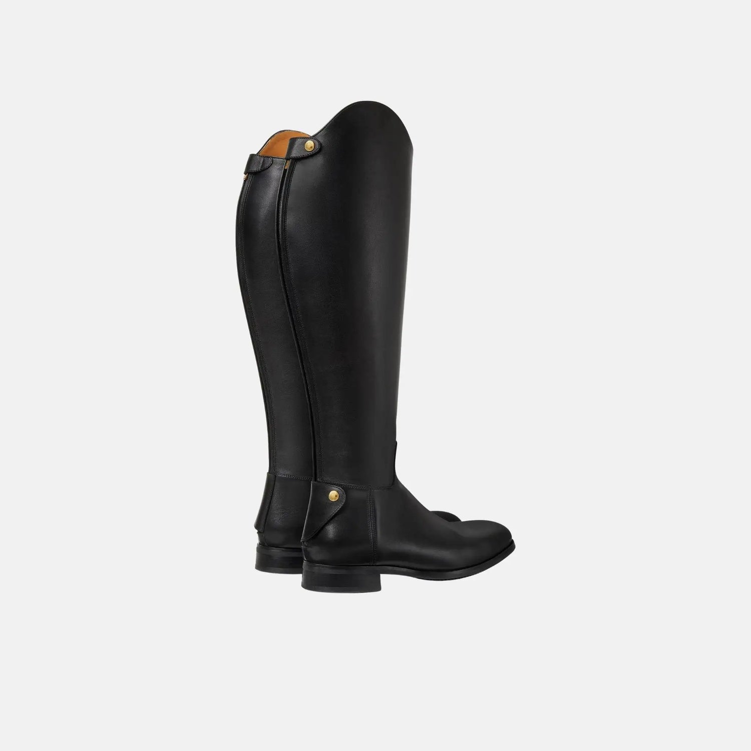 Loro Piana Horseriding High Boot Calfskin, Black, Back
