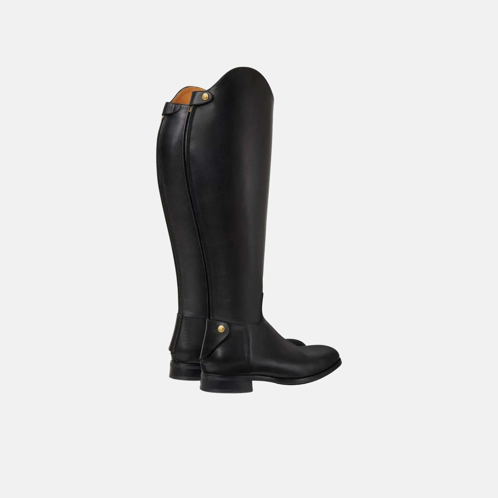 Loro Piana Horseriding High Boot Calfskin, Black, Back