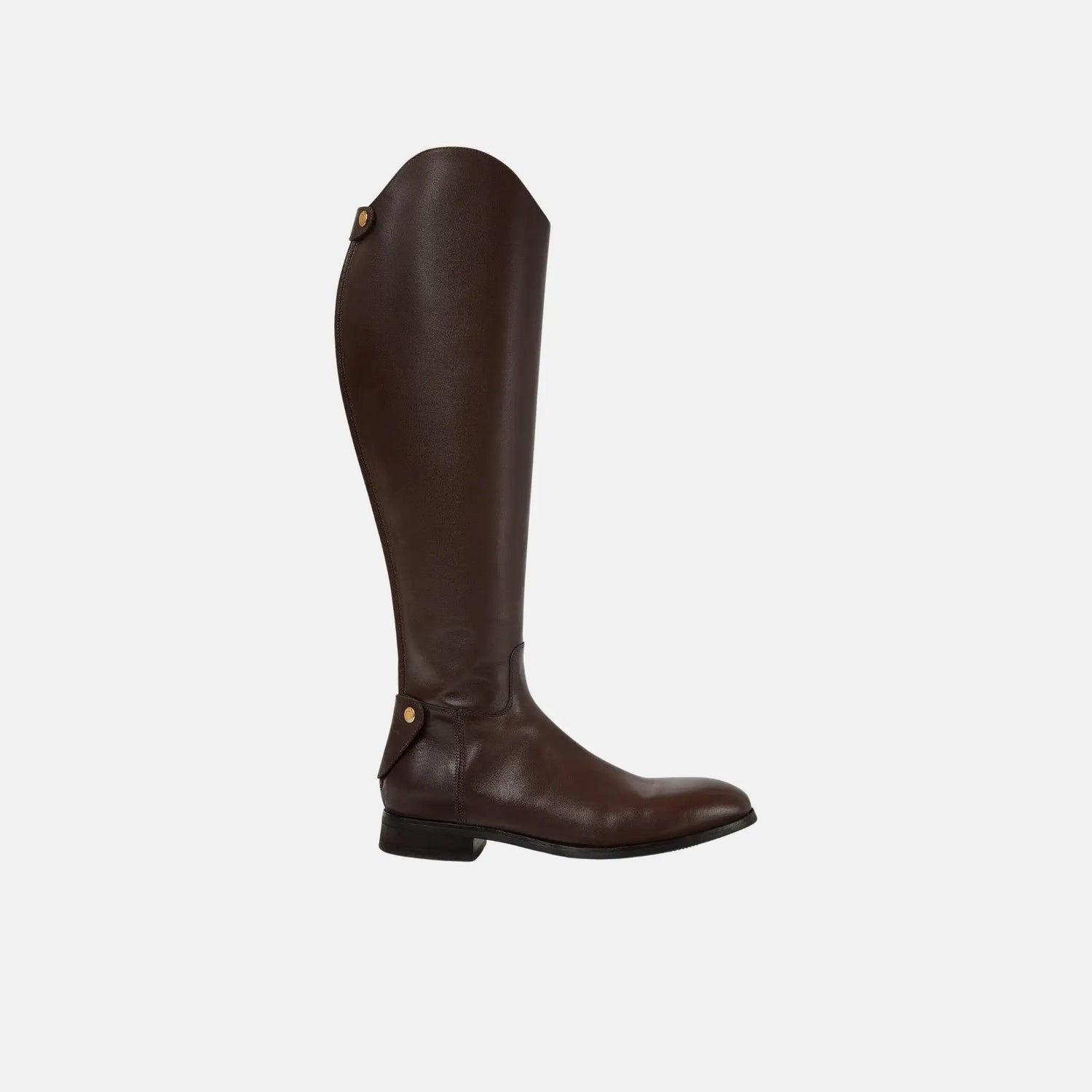 Loro Piana Horseriding High Boot Calfskin, French Coffee, Side