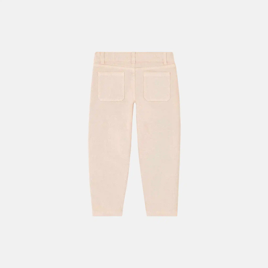 Loro Piana Kids Jordin Jeans in Cotton, Burly Wood, Back