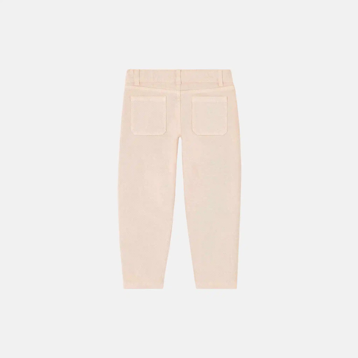 Loro Piana Kids Jordin Jeans in Cotton, Burly Wood, Back