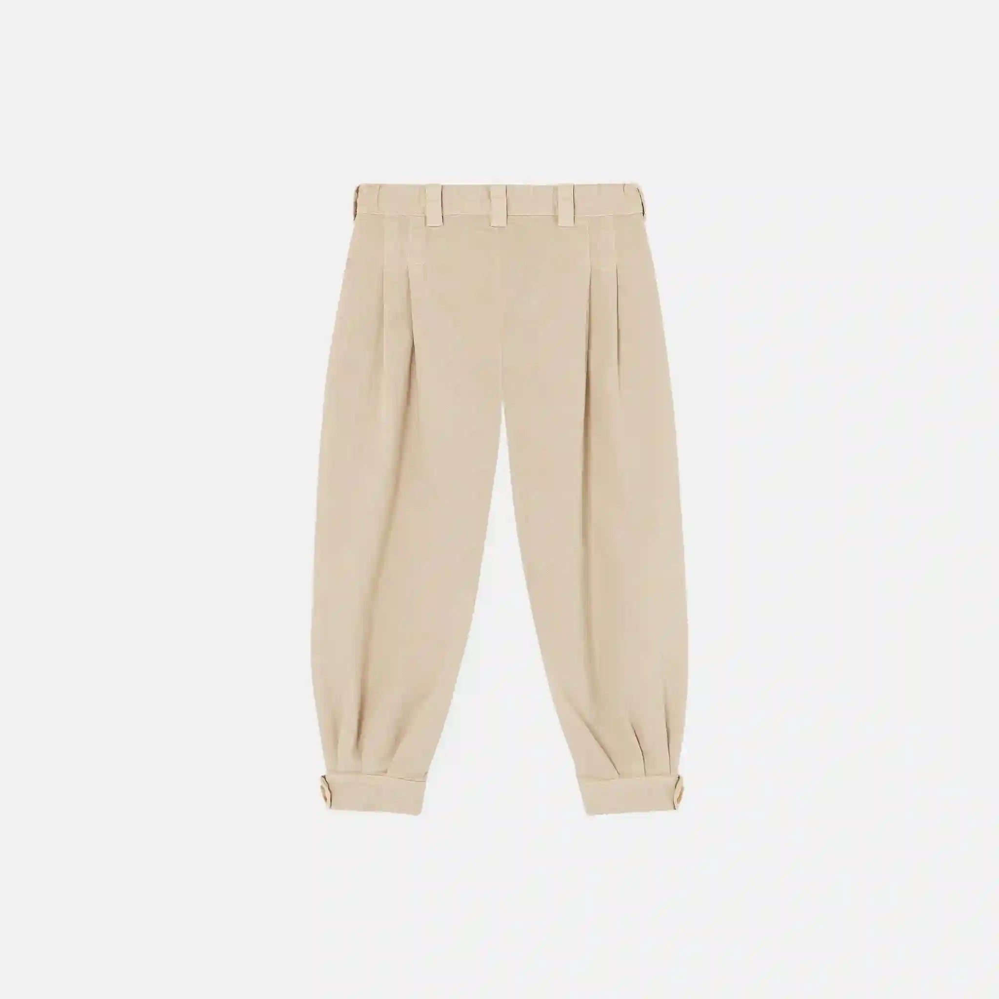 Loro Piana Kids Roberto Pants in Cotton, Back