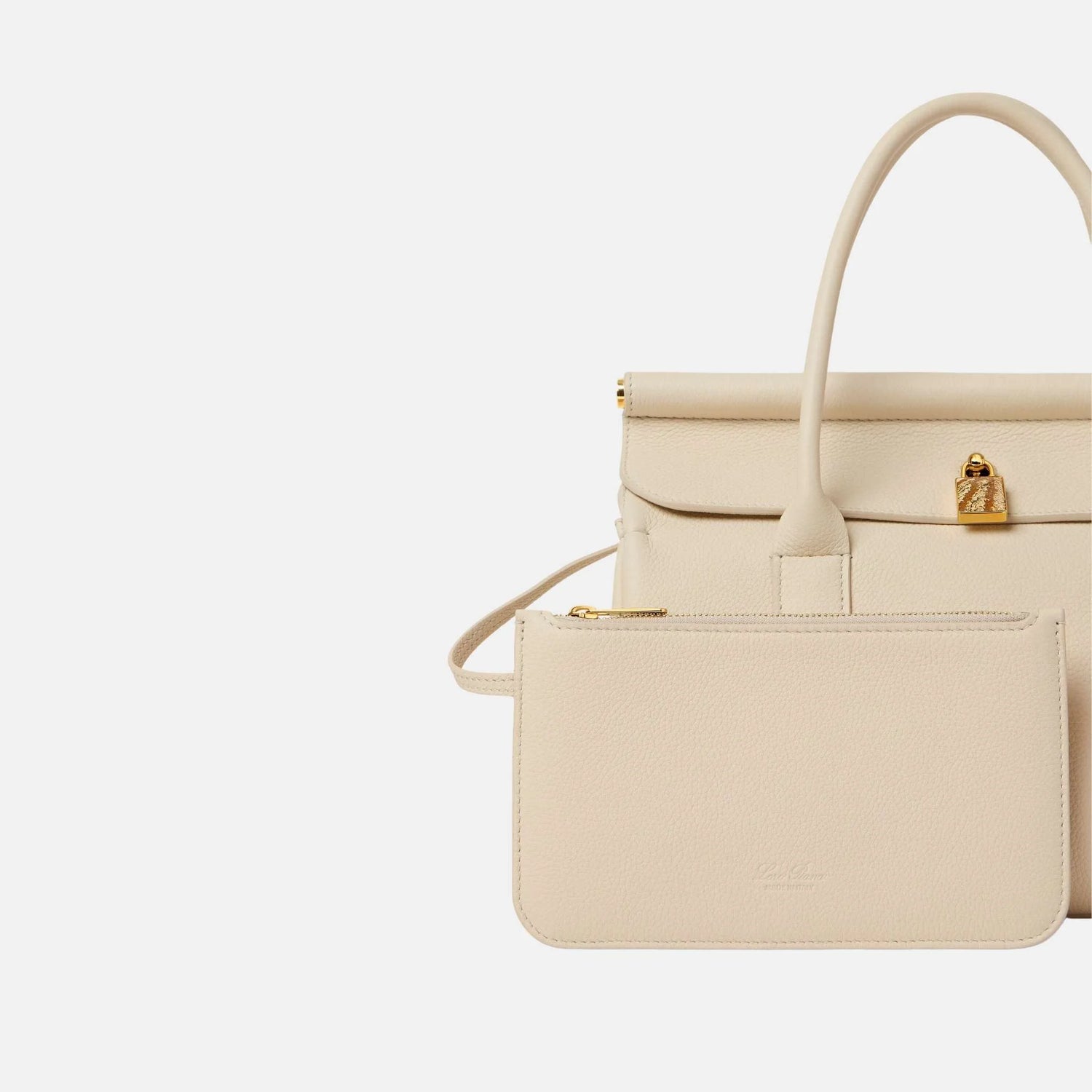 Loro Piana Loom Bag L25 in Calfskin, Close