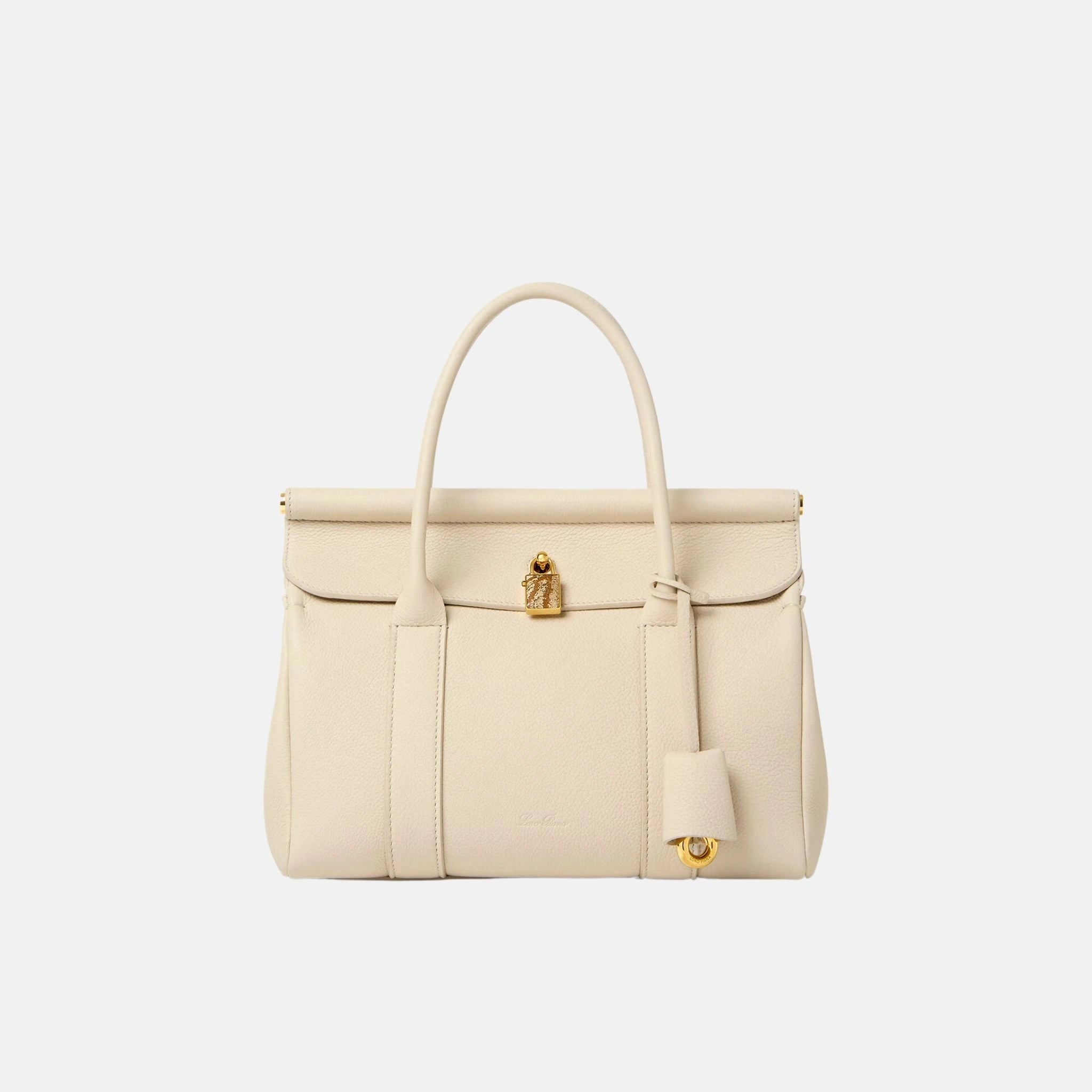 Loro Piana Loom Bag L25 in Calfskin, Front