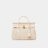 Loro Piana Loom bag L25 Silk, Birch Bark, Front