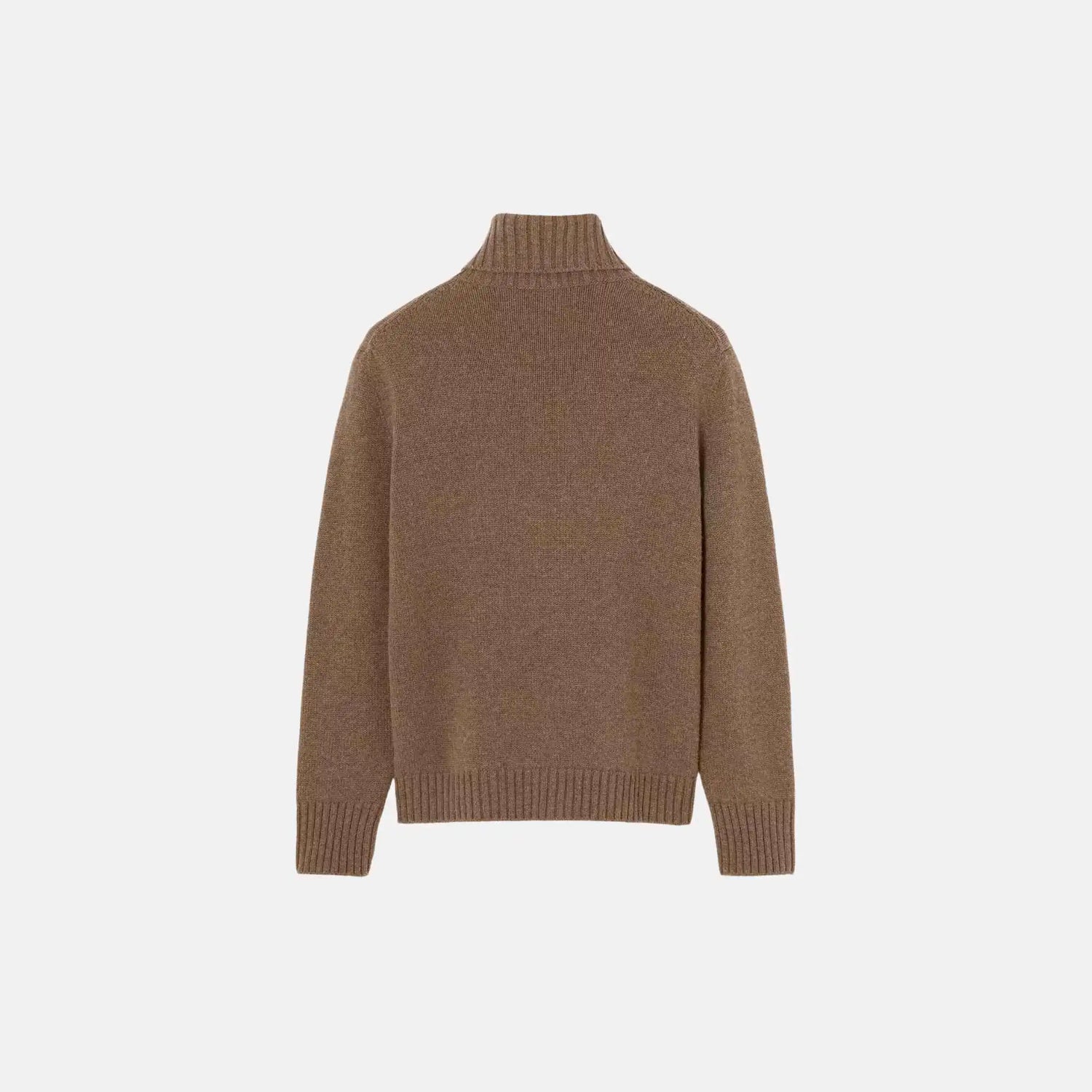 Loro Piana Parksville Turtleneck Baby Cashmere, Cedar, Back