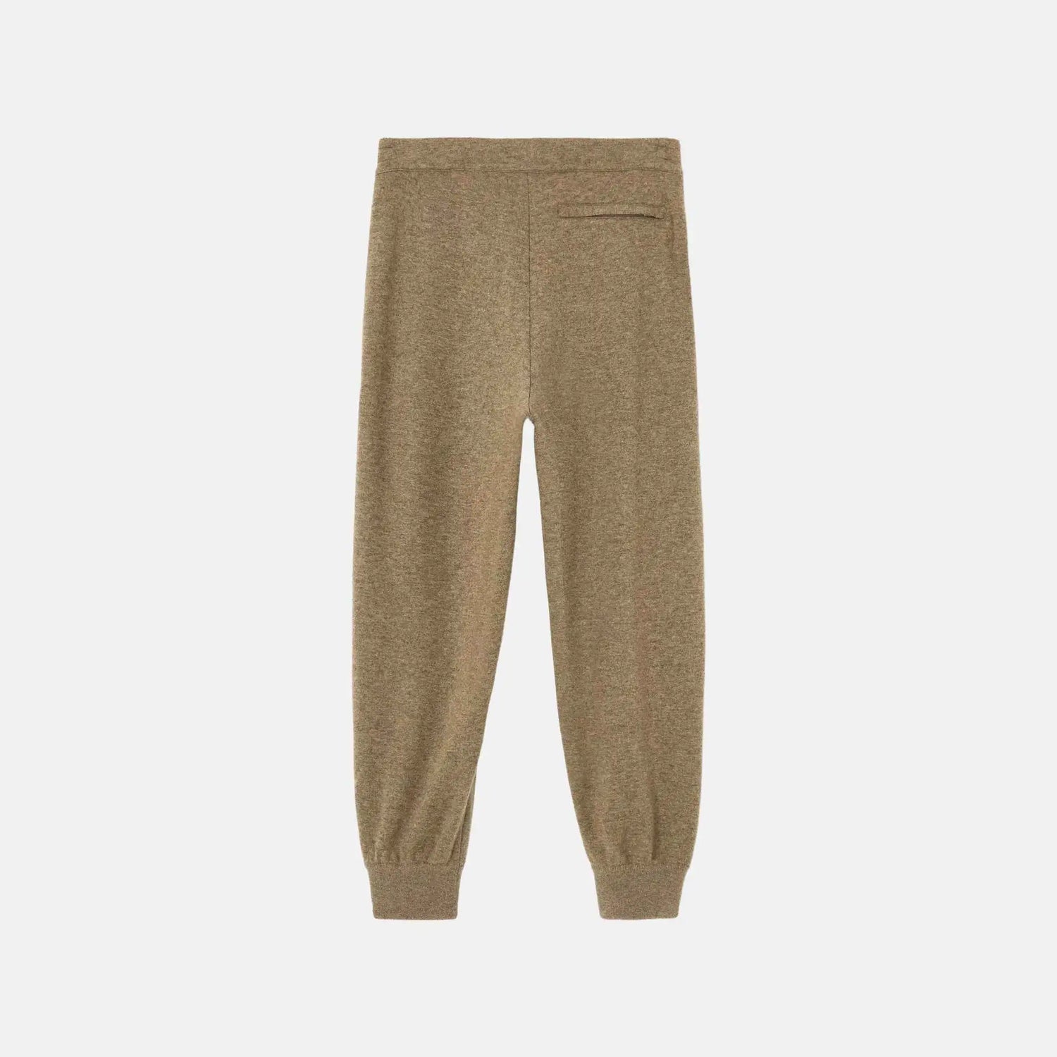 Loro Piana Rio Bodro Trousers Jersey Novalis, Wood Grain Melange, Back
