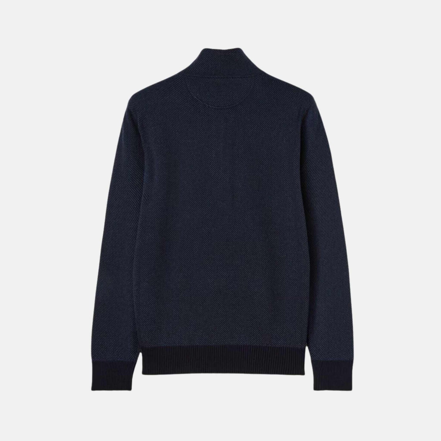 Loro Piana Roadster Mezzocollo Sweater Cashmere, Navy Blue/Night Blue Reserve , back