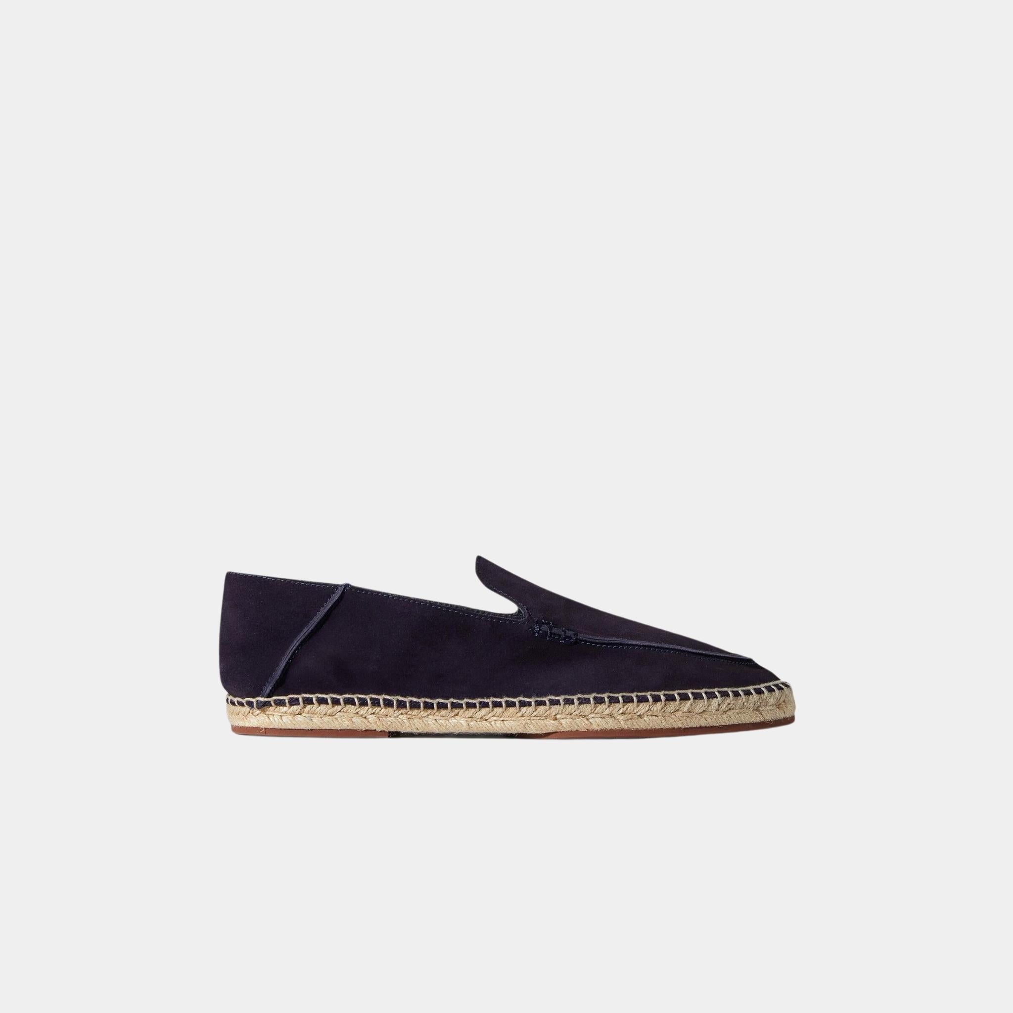 Loro Piana Seaside Walk Espadrille Suede, Summer Ilik, Side
