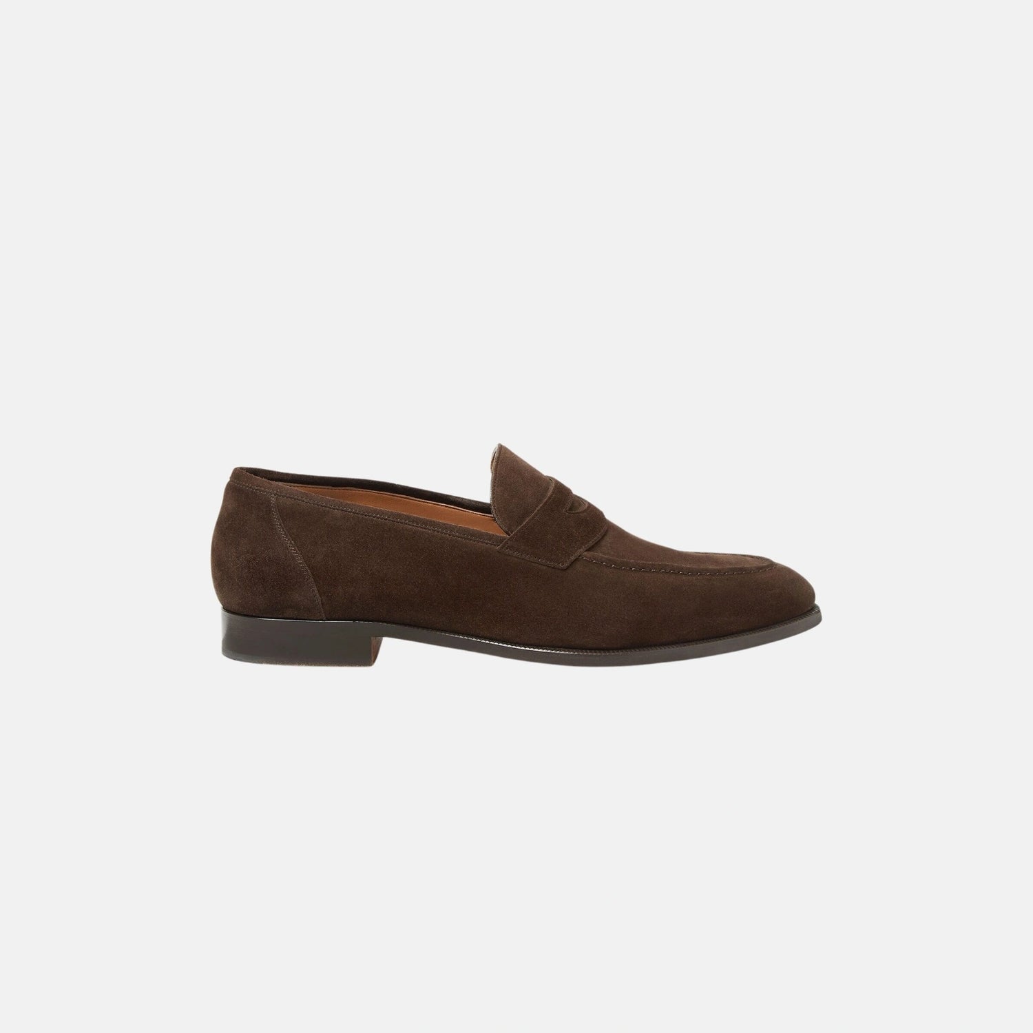 Loro Piana Sergio Loafer Ox Leather, Chocolate, Side