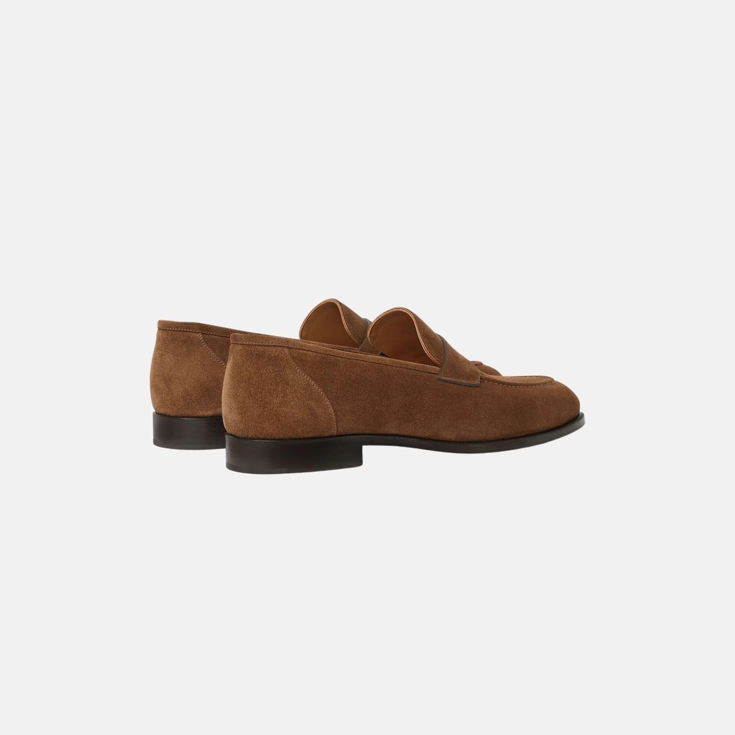 Loro Piana Sergio Loafer Ox Leather, Clove, Back