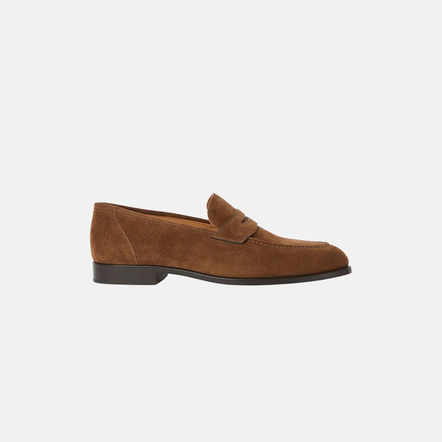 Loro Piana Sergio Loafer Ox Leather, Clove, Side
