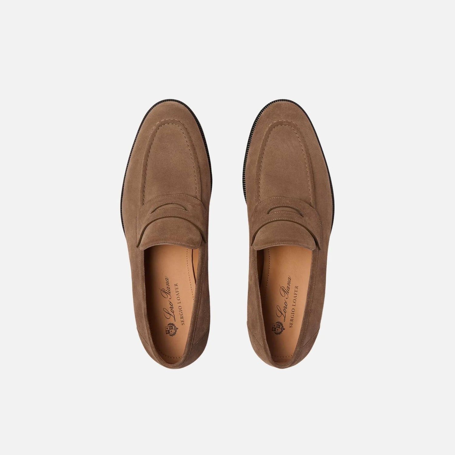 Loro Piana Sergio Loafer Ox Leather, Timone, Top
