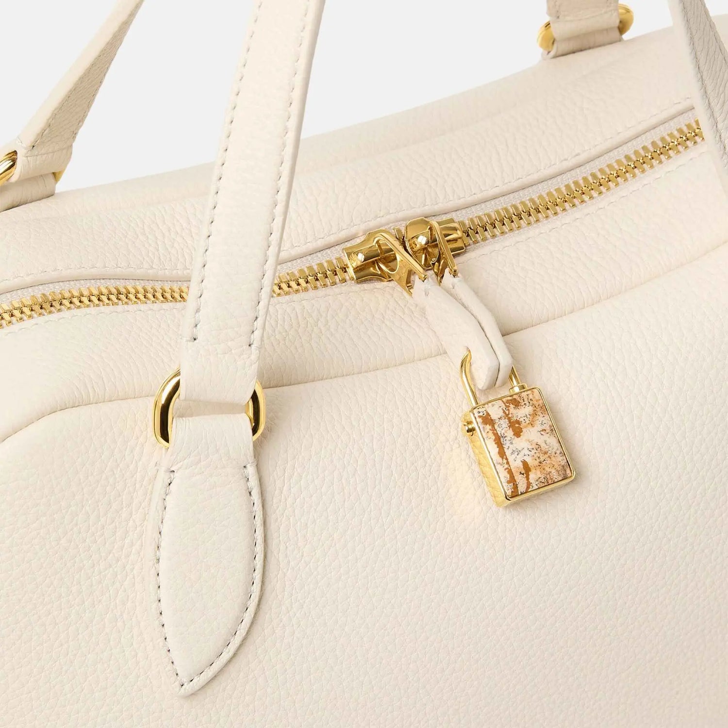 Loro Piana Small Needle Bag in Calfskin, Close