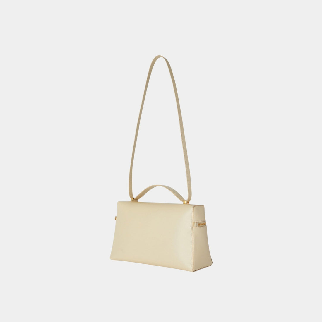 Loro Piana Extra Bag L27 In Smooth Calfskin, Sunday Morning, Back