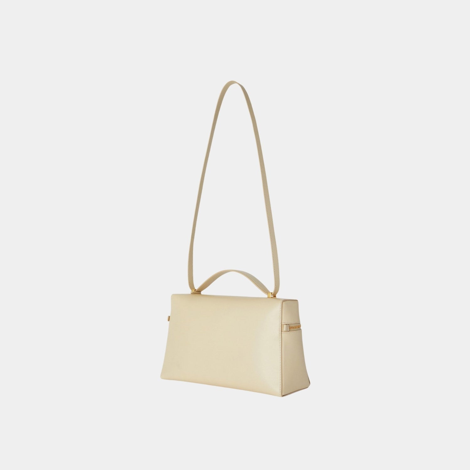 Loro Piana Extra Bag L27 In Smooth Calfskin, Sunday Morning, Back