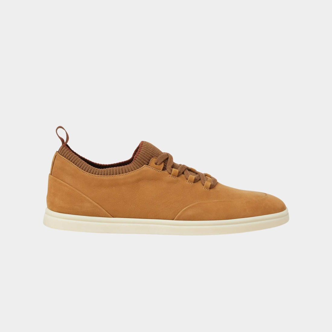 Loro Piana Soho Walk Sneakers Calfskin, Arles Ochre, Side
