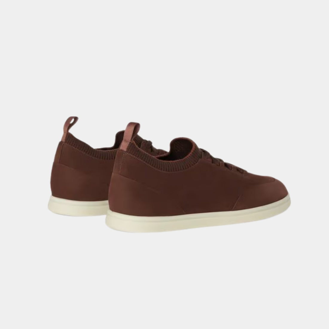 Loro Piana Soho Walk Sneakers Calfskin, Cotto, Back