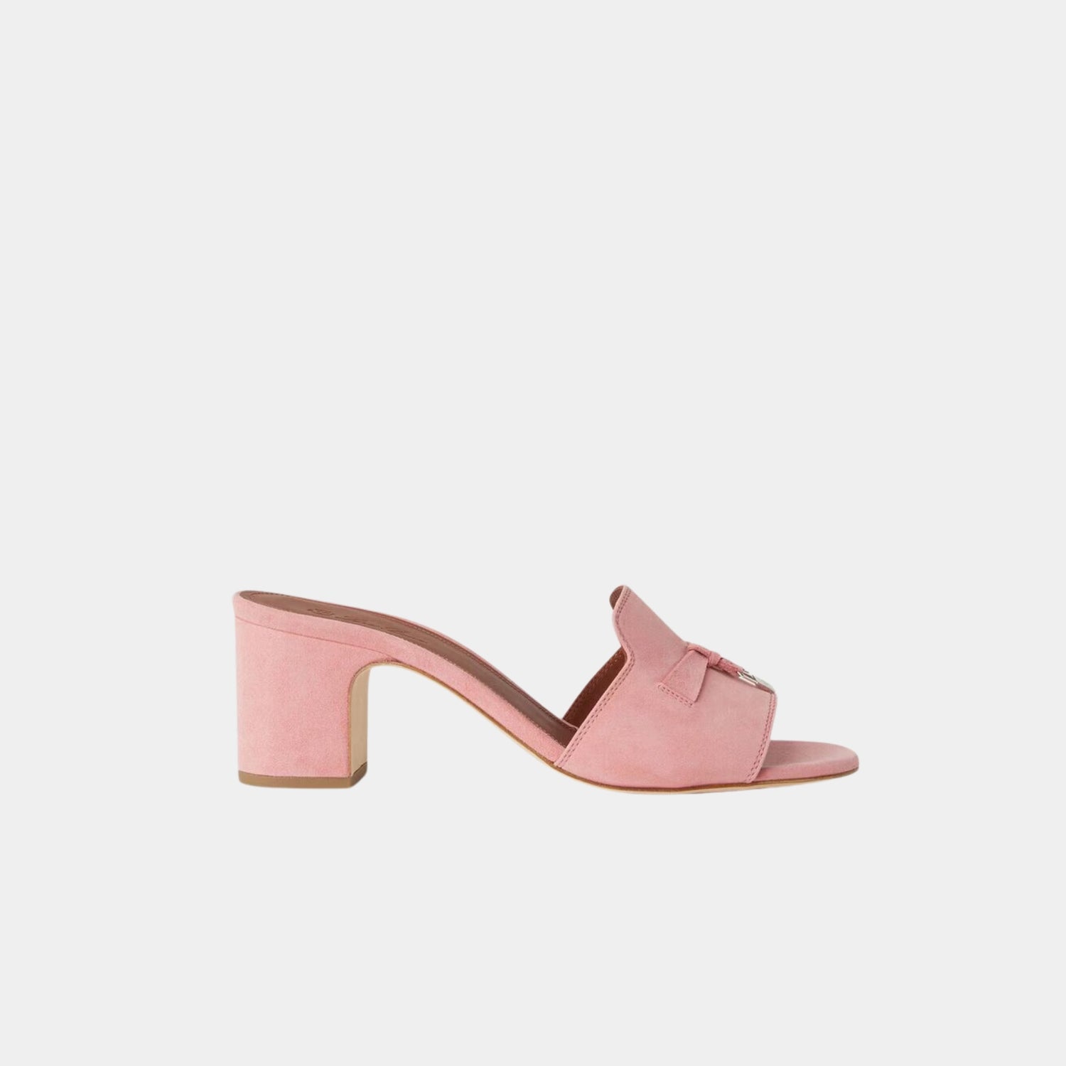 Loro Piana Summer Charms Sandal Heeled, Halite, Side