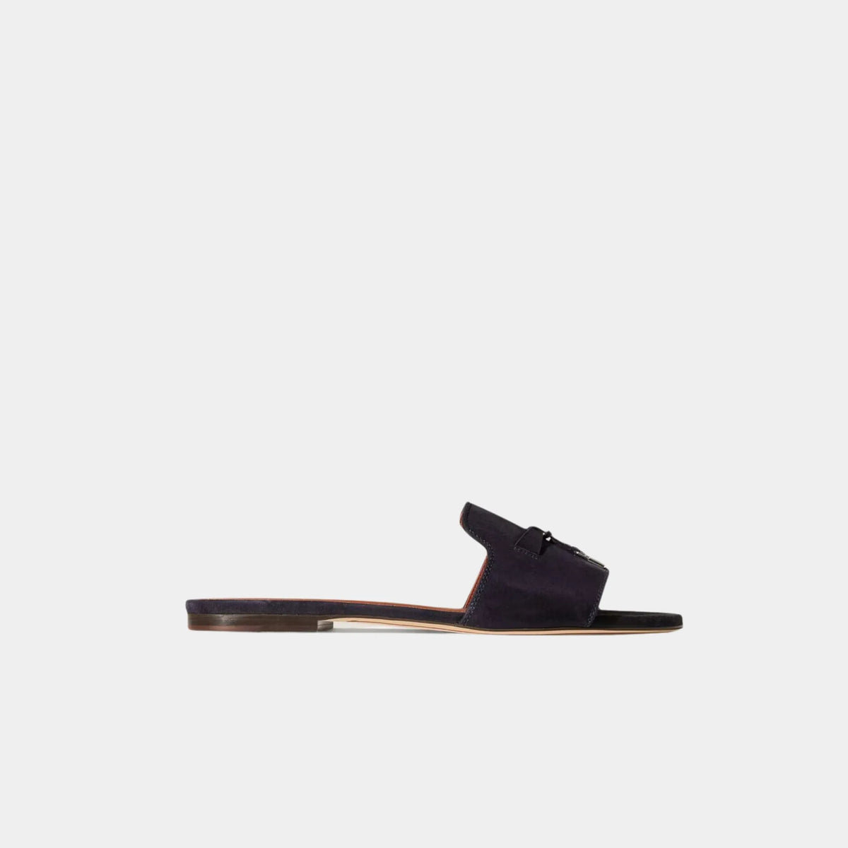 Summer Charms Suede Goatskin Flat Sandal
