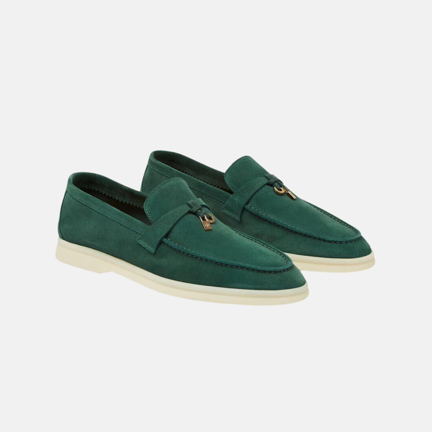 Loro Piana Summer Charms Walk Loafer Suede, Jazz Club, Front