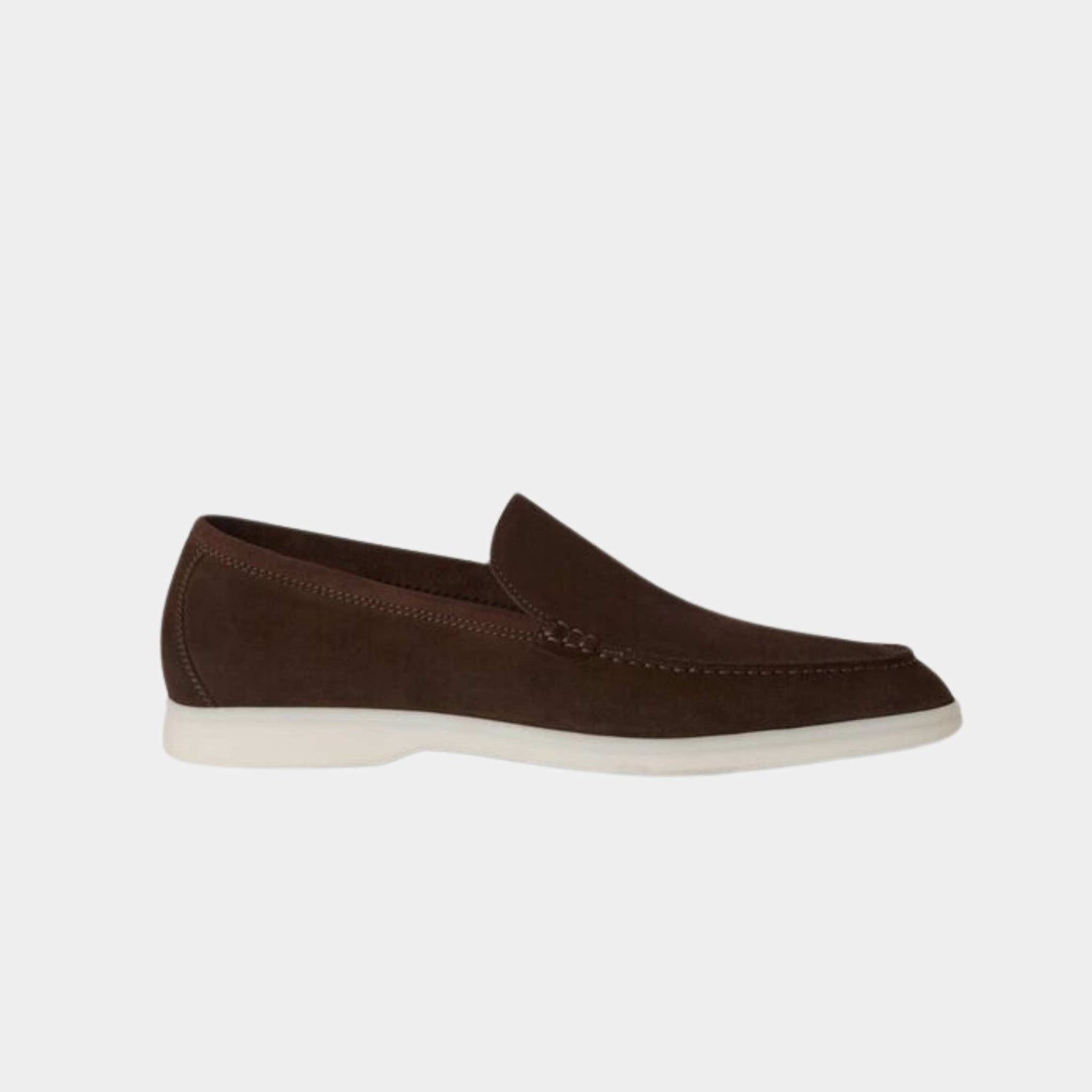 Loro Piana Summer Walk Loafers Chocolate, Side