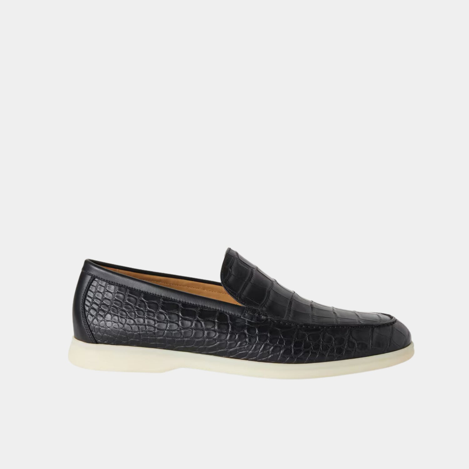 Loro Piana Summer Walk Moccasin Alligator Leather, Side