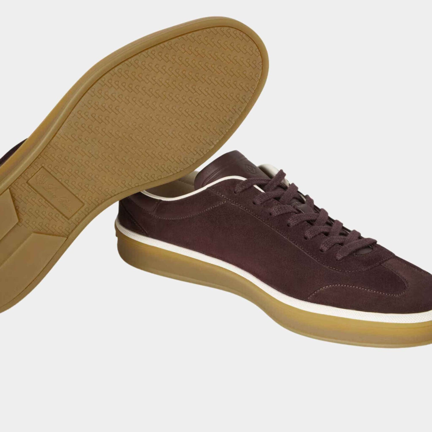 Loro Piana Tennis Walk Sneaker, Amarone, Side And Sole