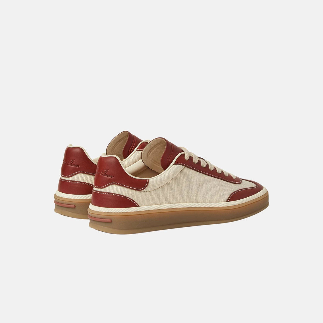 Loro Piana Tennis Walk Sneaker in Cotton, Back