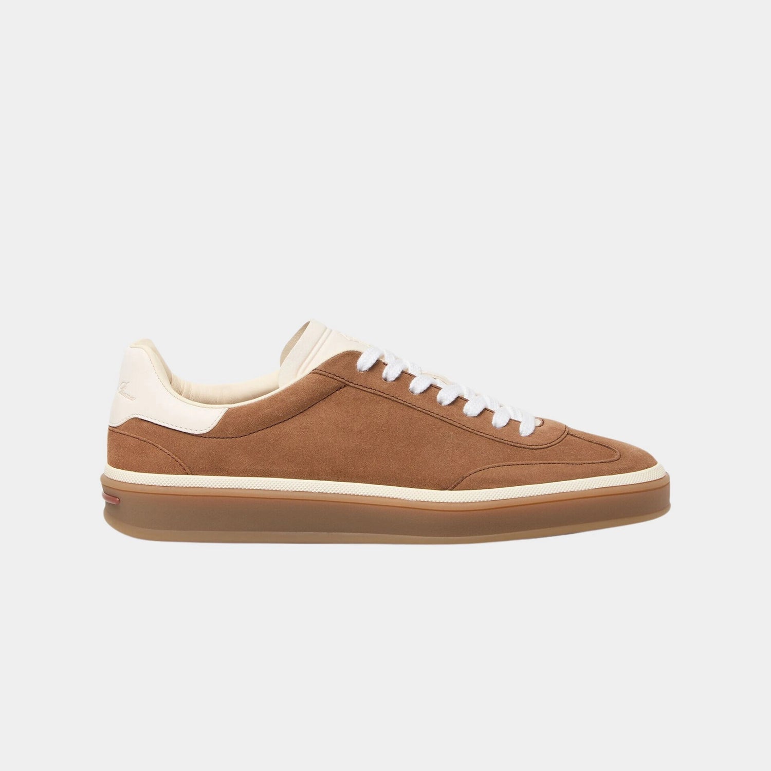 Loro Piana Tennis Walk Sneaker Suede Calf Split, Colour Vicuna, Side 