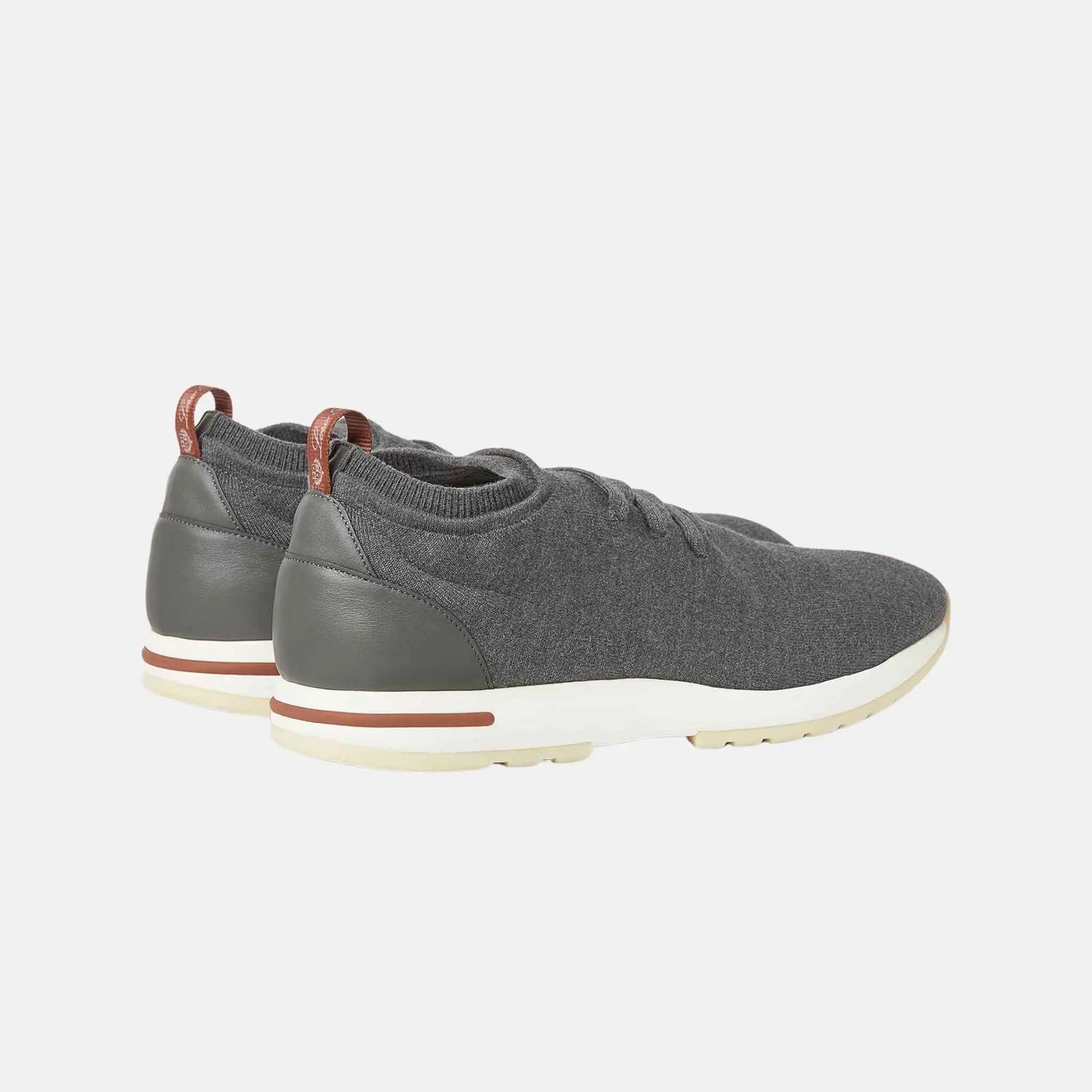 Loro Piana The Gift Of Kings 360 LP Flexy Walk Sneaker, Gray Melange, Back