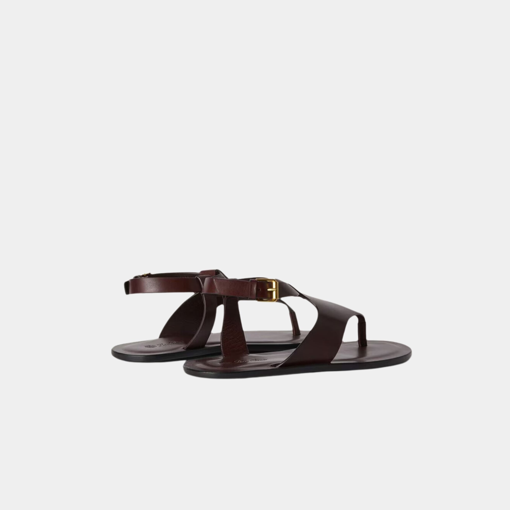 Loro Piana Trani Sandal Calfskin Wild Plum, Back