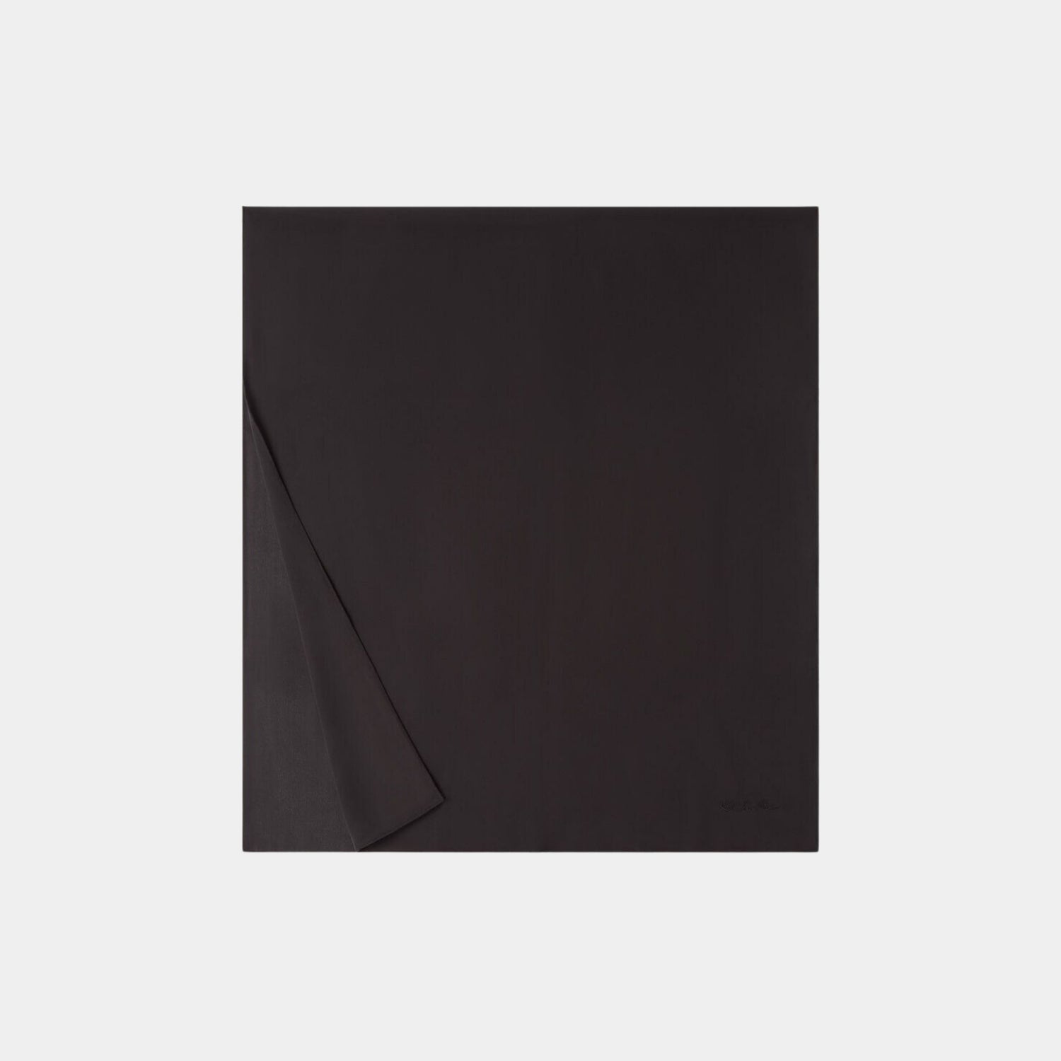 Loro Piana Veil Stole Silk, Black, Front